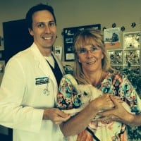 Saying goodbye to Connie and 'Sugar.' We are so very pleased to have been part of 'Sugar's health care team. 